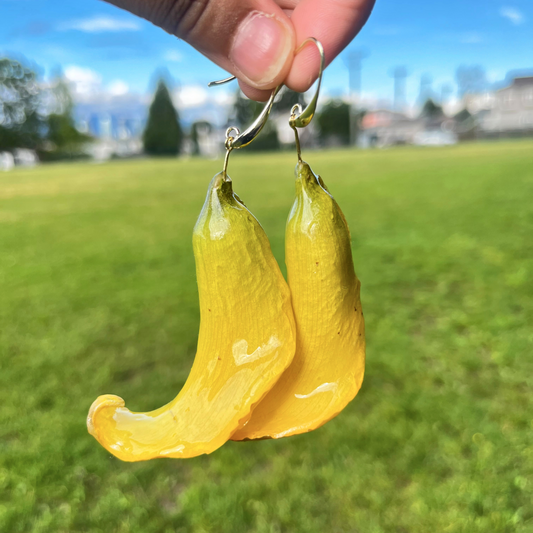 Real Calla Lily Flower Earring